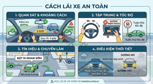 Cẩm Nang Lái Xe An Toàn 2026: Từ Lý Thuyết Đến Thực Chiến
